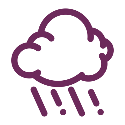 Rain cloud icon