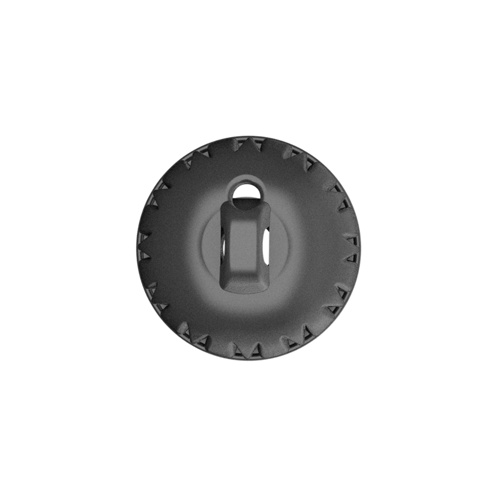 Widex EasyWear Instant Round One Vent M Ear-Tip top view.