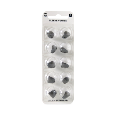 Widex EasyWear Instant Sleeve Vented S Ear-Tip packshot.
